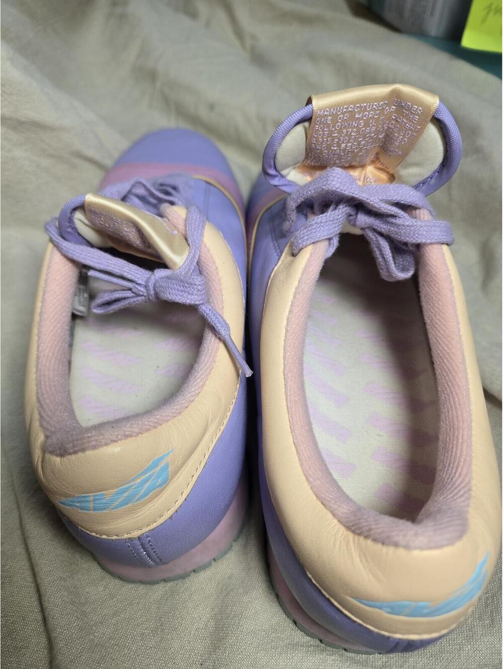 Rare VINTAGE 80s Avia Life Pastel Colorblock Sneakers Sz 9 - Picture 6 of 9